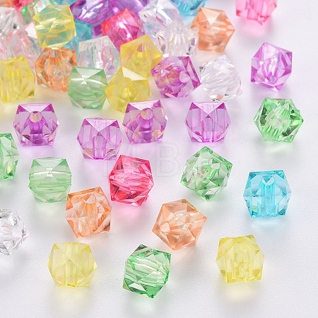Transparent Acrylic Beads X-TACR-Q259-12mm-V-1