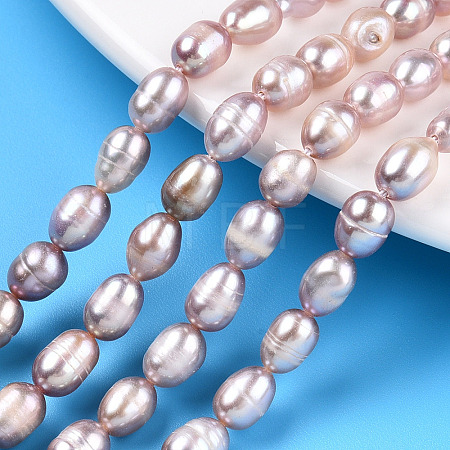 Natural Cultured Freshwater Pearl Beads Strands PEAR-N012-05P-1
