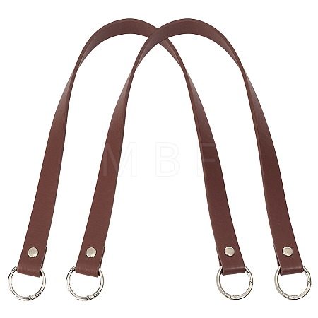 2Pcs PU Leather Purse Strap Extenders DIY-CL0001-89B-1