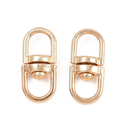 Alloy Double Eye Swivel Clasps FIND-C091-01G-1