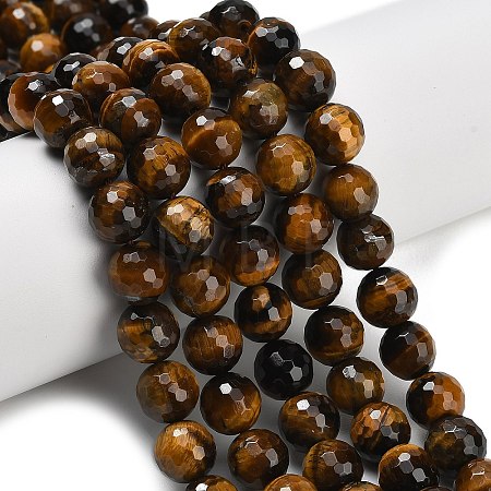 Natural Tiger Eye Beads Strands G-C280-B21-10mm-1