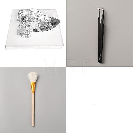 600 Sheets Square Copper Foil Leaf Sheets TOOL-GO0001-24-1