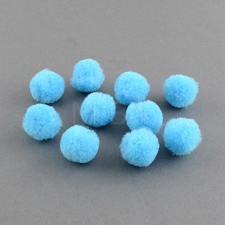 DIY Doll Craft Pom Pom Yarn Pom Pom Balls AJEW-S006-30mm-06-1