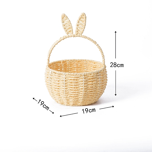 Rabbit Ears Flower Storage Basket PW-WG44668-02-1