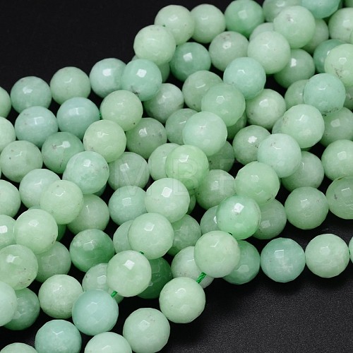 Glass Imitation Myanmar Jade Beads Strands G-O094-12-4mm-1-1