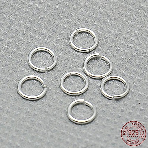 925 Sterling Silver Open Jump Rings STER-A005-28-1