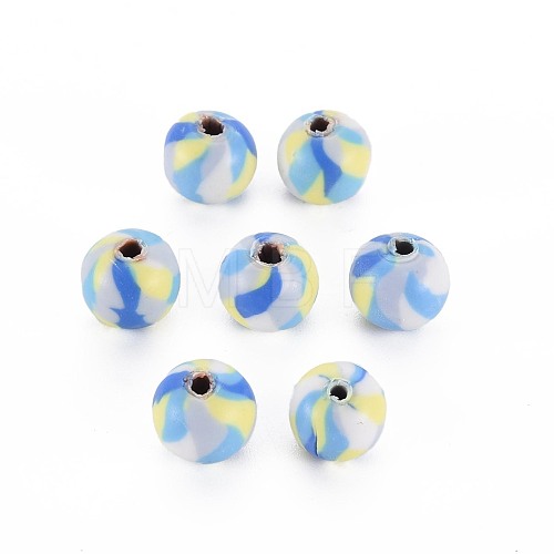 Handmade Polymer Clay Beads CLAY-N008-054A-08-1