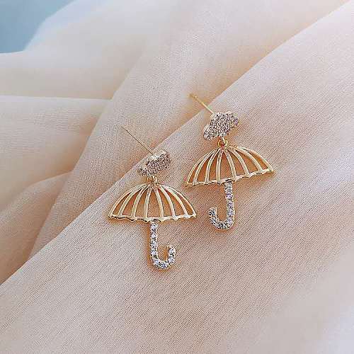 Alloy Rhinestone Stud Earrings FS-WGE0AD6-15-1