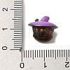 Halloween Brass Enamel European Beads X1-KK-A203-04B-B-3