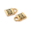 304 Stainless Steel Enamel Pendants STAS-I346-37G-2