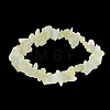 Natural New Jade Chips Stretch Bracelets BJEW-BB16534-A-2
