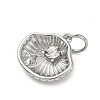 304 Stainless Steel & Crystal Rhinestone Pendants STAS-G391-02P-02-2