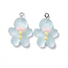 Christmas Transparent Resin Pendants RESI-E022-02P-04-2