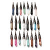 Natural & Synthetic Mixed Gemstone Pendants G-P560-02R-1