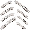 80Pcs 4 Styles Iron Hair Barrette Findings IFIN-SC0001-64-1