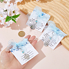 3Pcs 3 Styles 201 Stainless Steel Charm & Plastic Pearl Bead & Gauze Ribbon Bowknot Pendant Decorations AJEW-FH0009-38-3