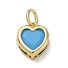 Brass Pave Cubic Zirconia Charms KK-CBA56EF-31G-05-1