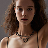 Punk-style Imitation Leather Chocker Necklaces NJEW-CL0001-29-6