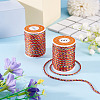 2 Rolls Multi-Color Decorative Nylon Twisted Cord NWIR-TADJ0001-04A-5