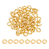 60Pcs Brass Open Jump Rings KK-UN0006-09G-1