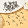 Tarnish Resistant Oval 304 Stainless Steel Open Jump Rings X-STAS-R067-01-5