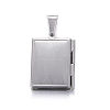 Tarnish Resistant 316 Stainless Steel Locket Pendants STAS-N0016-06P-2