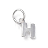 925 Sterling Silver Letter Charms LS-STER-C012-01S-H-1