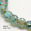 Electroplate Glass Beads EGLA-D028-07-1