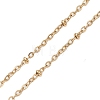 304 Stainless Steel Satellite Chain Slider Necklace Making AJEW-JB01247-01-3