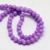 Natural Mashan Jade Round Beads Strands G-D263-12mm-XS24-3