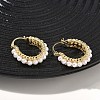 Brass Hoop Earrings LS-EJEW-C181-10G-2