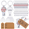 60Pcs Carbon Steel & Resin Nail Clipper Keychain MRMJ-WA0001-10B-1
