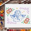 Large Plastic Reusable Drawing Painting Stencils Templates DIY-WH0202-168-6