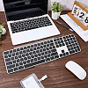 Acrylic Computer Keyboard Holder ODIS-WH20025-22A-02-4