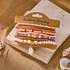 Bohemian Resin & Alloy & Glass Beads & Shell & Plastic Pearls Beaded Stretch Bracelets BJEW-Z169-01F-1