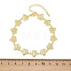 Virgin Mary Theme Brass Micro Pave Clear Cubic Zirconia Link Chain Bracelets for Women BJEW-A090-08C-G-5