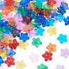 90Pcs 9 Colors Transparent Glass Beads GLAA-TA0004-42-3