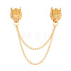 Alloy Hanging Chain Brooch for Men PW-WG44810-02-1