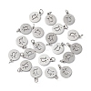 304 Stainless Steel Charms STAS-Q201-T452P-3