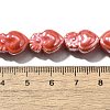 Handmade Porcelain Beads Strands PORC-I028-01D-4