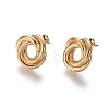 304 Stainless Steel Stud Earrings EJEW-L241-02A-2