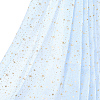 2M Star Pattern Polyester Gold Stamping Fabric AJEW-WH0061-035C-1