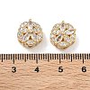 Brass Micro Pave Cubic Zirconia Pendants KK-B172-14G-03-3