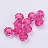 Transparent Acrylic Beads TACR-Q257-6mm-V08-1