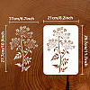 Plastic Drawing Painting Stencils Templates DIY-WH0396-658-2