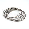 201 Stainless Steel Bangles BJEW-O115-63-1-1