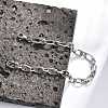 Tarnish Resistant Fashionable 304 Stainless Steel Engraved Vine Mother-son Chain Bracelets LS-STAS-A028-B101P-3