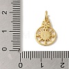925 Sterling Silver Pave Clear Cubic Zirconia Compass Charms STER-K180-02G-3