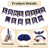 3Bags 3 Styles Graduation Season Paper Hanging Banners for Party Decorations AJEW-NB0009-40B-3