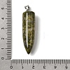 Natural Unakite Pointed Pendants G-F820-12G-3